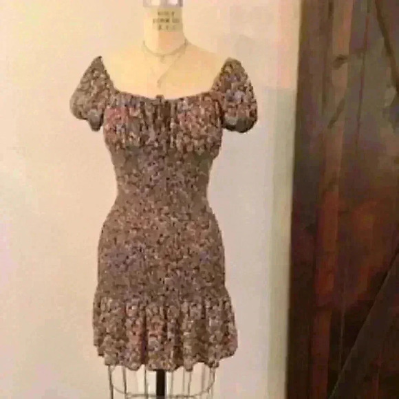 wild fable Dresses & Skirts - Wild Fable, Size S Multi-color w/ Dark Brown Background.